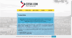 Desktop Screenshot of czeski.com