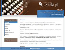 Tablet Screenshot of czeski.pl